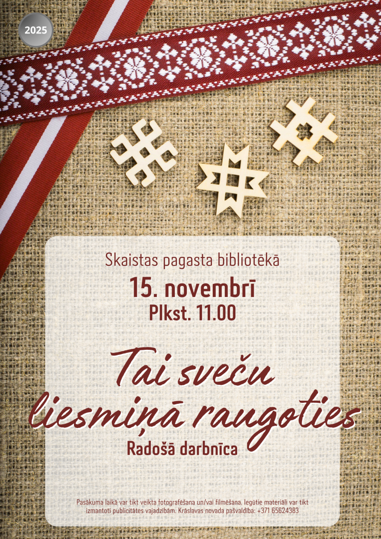Tai sveču liesmiņā raugoties radošā darbnīca