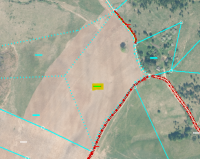 Zemes vienības ar kadastra apzīmējumu 6070-010-3057 izvietojuma shēma