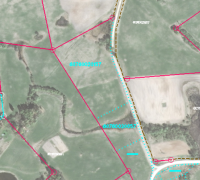 Zemes vienību ar kadastra apzīmējumiem 6076-002-0157 un 6076-002-0057 izvietojuma shēma
