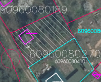 Zemes vienības ar kadastra apzīmējumu 6096-008-0270 daļas izvietojuma shēma