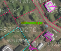 Zemes vienības ar kadastra apzīmējumu 6096-008-0411 izvietojuma shēma