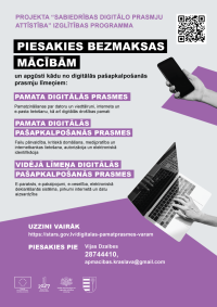 Projekta informatīvā afiša
