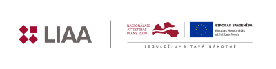 LIAA, NAP, ERAF logo