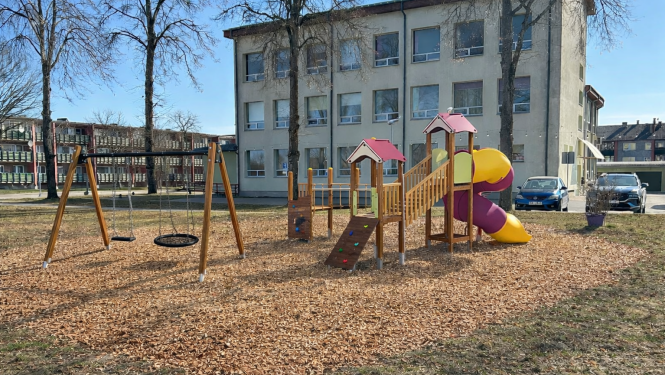 Bērnu atpūtas laukuma vizualizācija