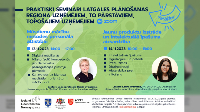 Semināru afiša
