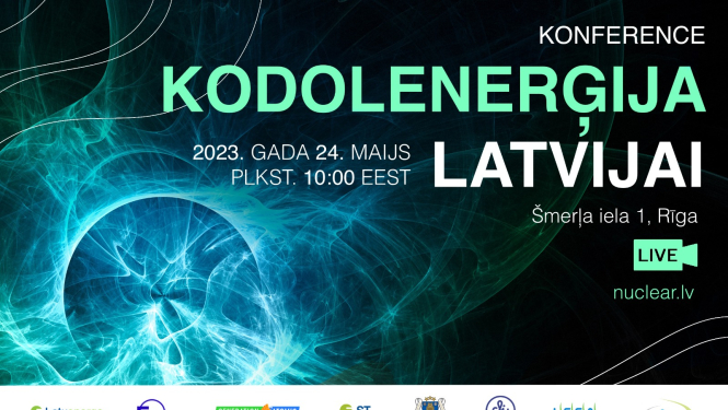Konferences "Kodolenerģija Latvijai" afiša