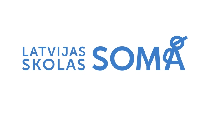 Projekta "Latvijas skolas soma" logo
