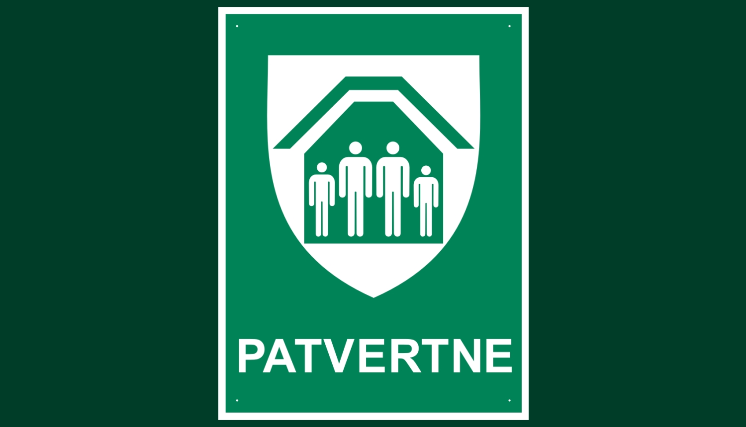 Patvertnes zīme
