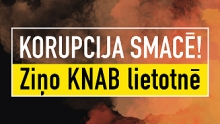 Korupcijas novēršanas un apkarošanas biroja baneris