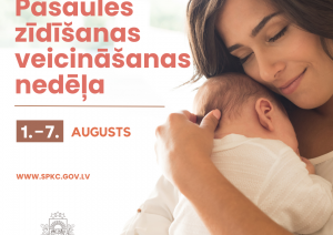 Pasaules zīdīšanas veicināšanas nedēļas infografika