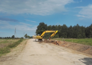 Lauku ceļa remonts