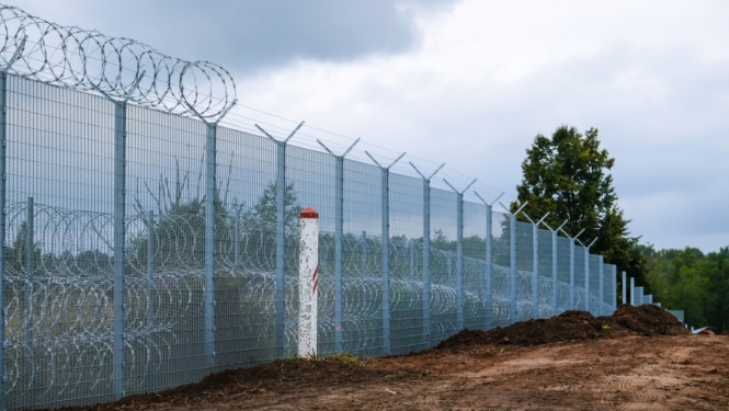 Žogs uz Latvijas austrumu robežas