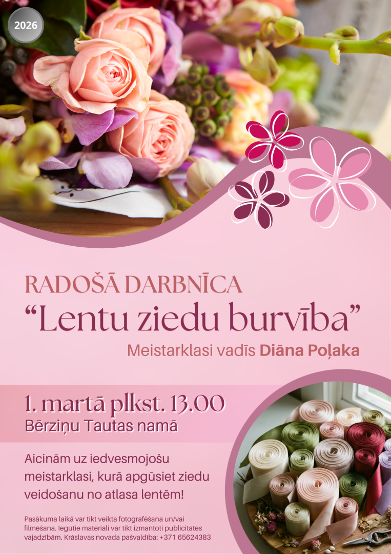 Lentu ziedu burvība