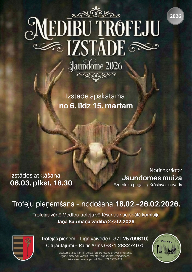 Medību trofeju izstāde