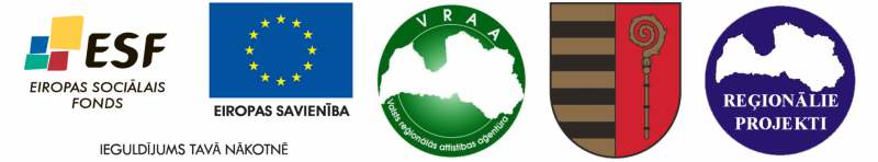 ESF, VRAA, Reģionālie projekti logo