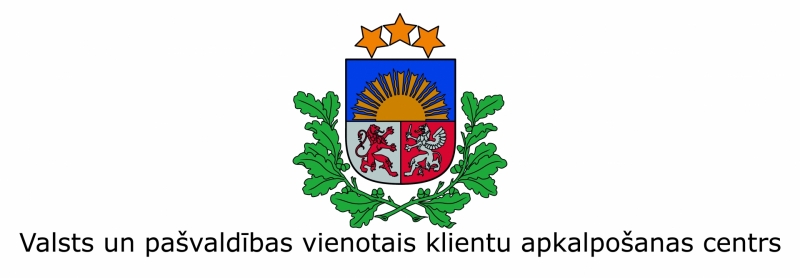 Valsts un pašvaldības vienotais klientu apkalpošanas centrs - logo