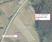 Zemes vienību ar kadastra apzīmējumiem 60720050358 un 60720050360 izvietojuma shēmas