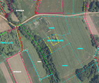 Daļas no zemes vienības ar kadastra apzīmējumu 6076-004-3485 izvietojuma shēma