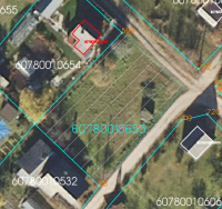 Zemes vienības ar kadastra apzīmējumu 6078-001-0653 izvietojuma shēma