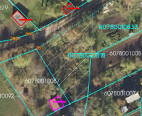 Zemes vienības ar kadastra apzīmējumu 6078-001-0818 izvietojuma shēma