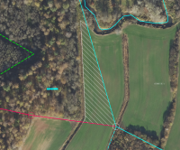 Zemes vienības ar kadastra apzīmējumu 6084-001-3015 daļas izvietojuma shēma