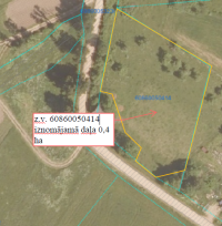 Zemes vienības ar kadastra apzīmējumu 60860050414 izvietojuma shēma
