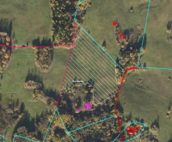 Zemes vienības ar kadastra apzīmējumu 60740040132 izvietojuma shēma