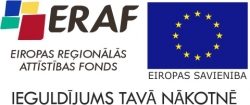 Eiropas reģionālās attīstības fonds logo