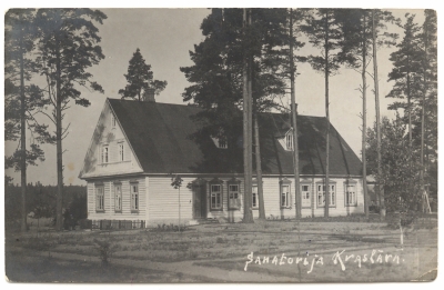 Bilde no vēstures arhīviem. Krāslavas sanatorija