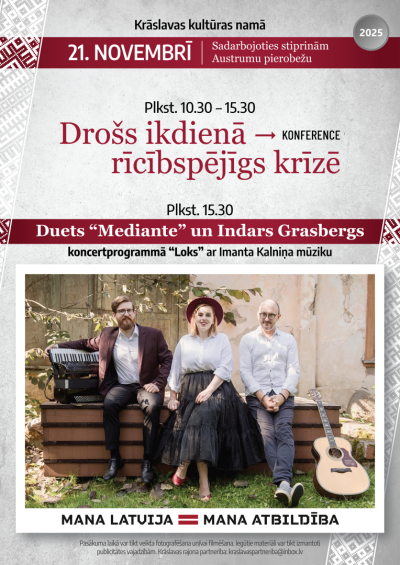 "Drošs ikdienā - rīcībspējīgs krīzē" konference