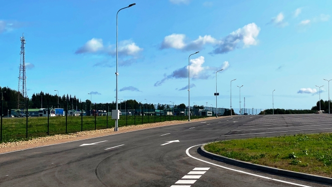 Robežšķērsošanas punkta Pāternieki stāvlaukums
