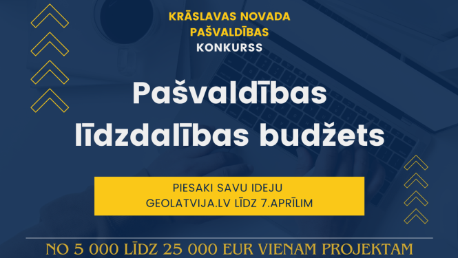 Cilvēks strādā ar datoru. Projekta vizuālis.