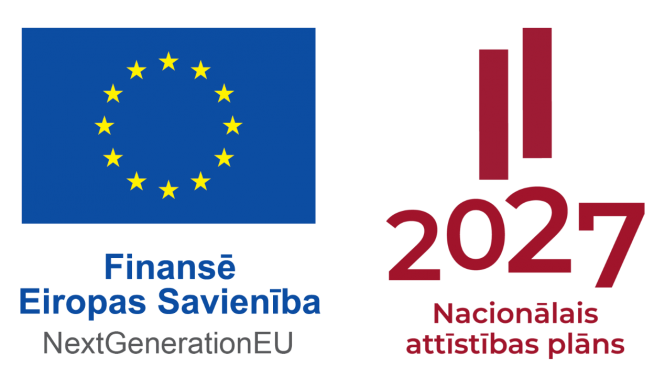 Eiropas Atveseļošanas fonda logo ansamblis