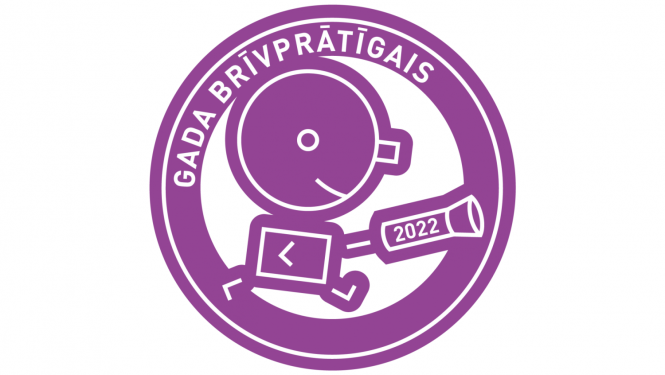"Gada brīvprātīgais 2022" logo