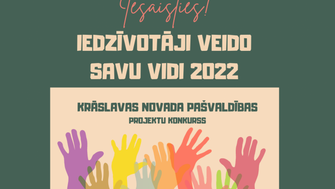 Iedzīvotāji veido savu vidi 2022 afiša