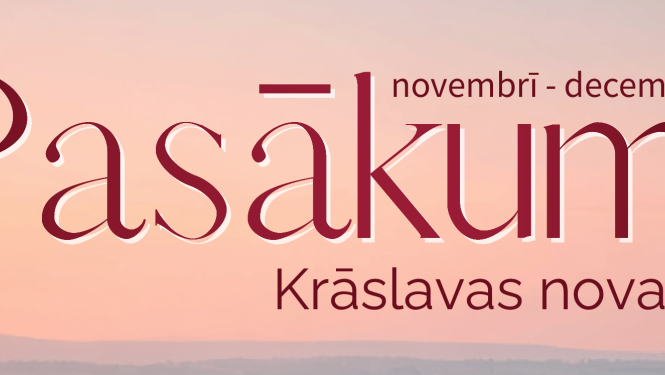 Pasākumi novembrī un decembrī