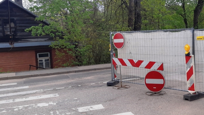 Sauleskalna ielas krustojums ar Pils ielu
