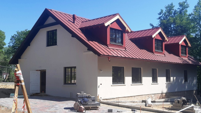 Ēkas būvdarbi Plāteru ielā 10