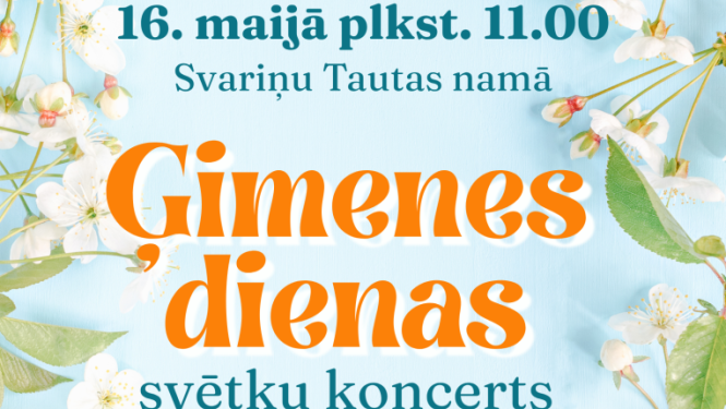 Balti ziedi uz zilgana fona. Pasākuma afiša