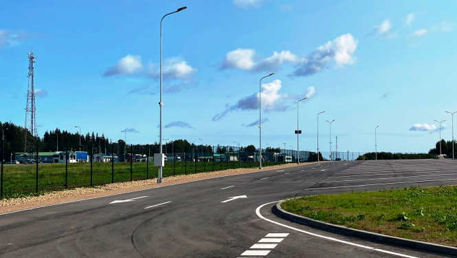 Robežšķērsošanas punkta Pāternieki stāvlaukums