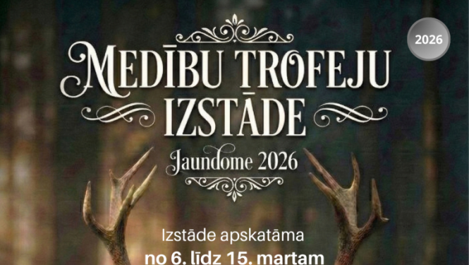 Medību trofeju izstāde