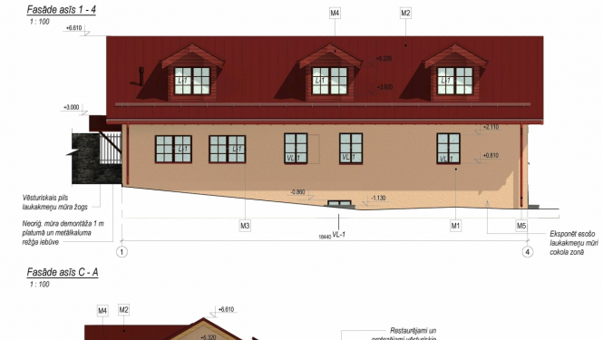 SIA “RemPro” izstrādātā būvprojekta rasējums