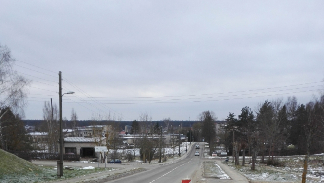 Indras ielas ceļš pirms pārbūves