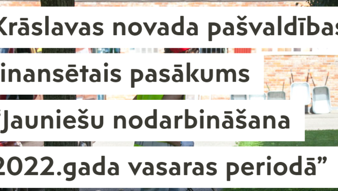 “Jauniešu nodarbināšana 2022.gada vasaras periodā”