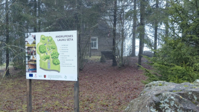Āra informācijas stends “Andrupenes lauku sēta”