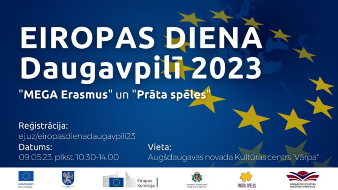 Eiropas diena Daugavpilī 2023 afiša