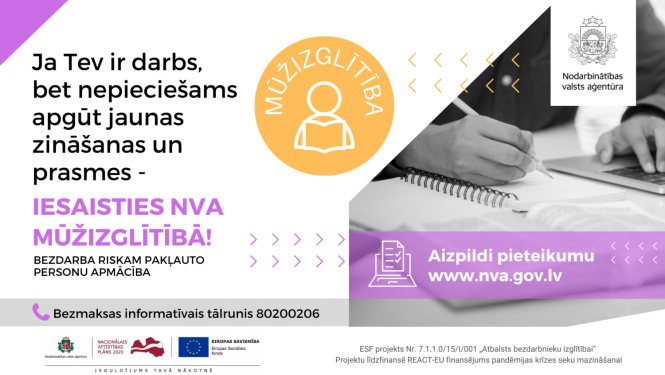 Īss ziņas saturs vizuālajā noformējumā