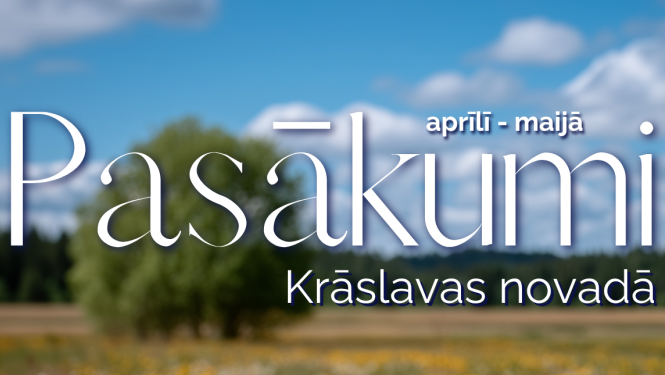 Pavasara pļava. Pasākumu afiša.