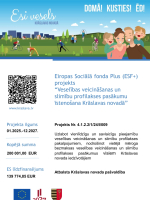 Projekta informatīvā afiša