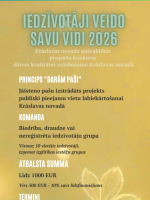 Kopā saliktas cilvēku rokas. Projekta infografika